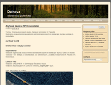 Tablet Screenshot of okdainava.lt